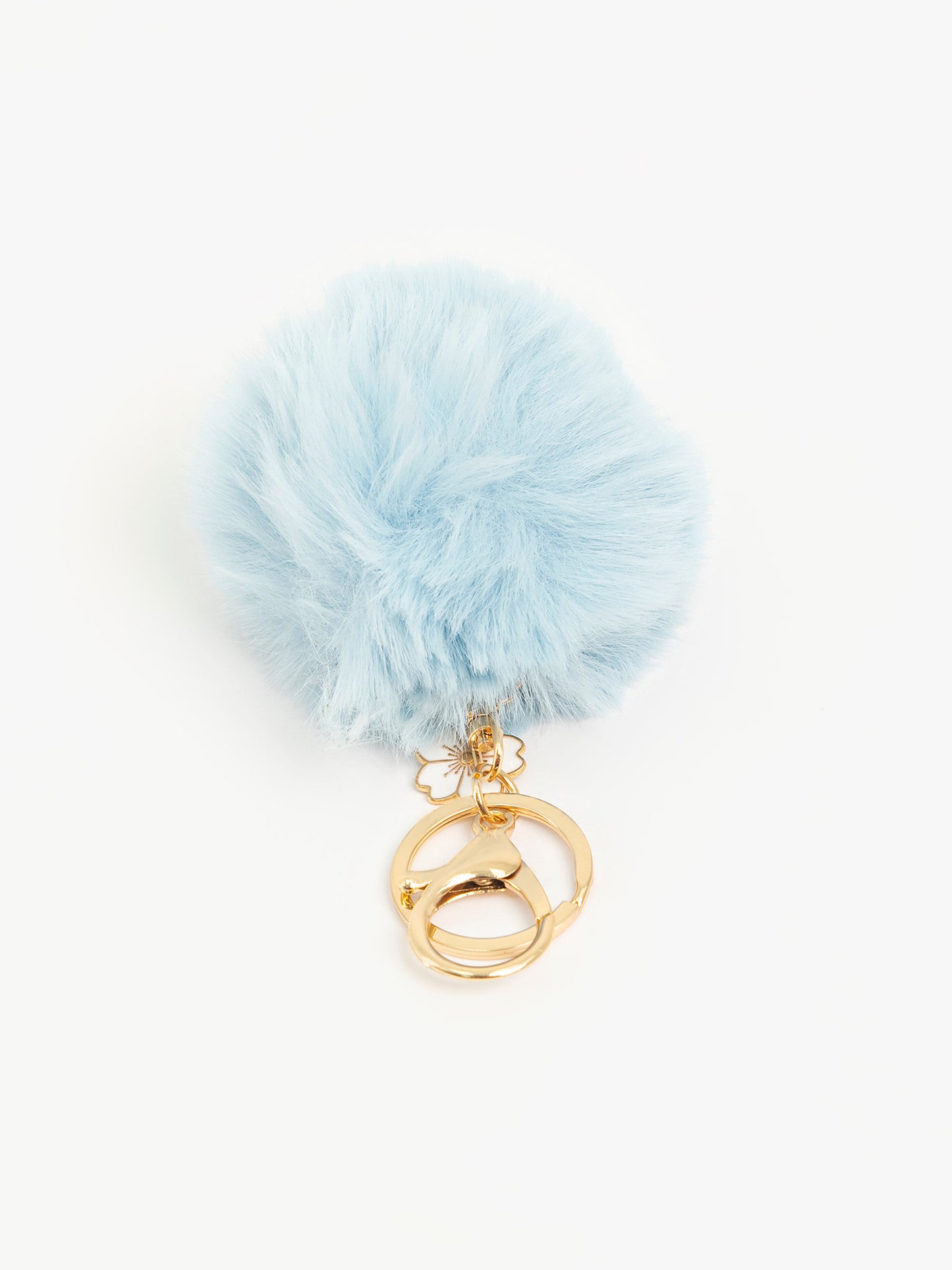 Fur Pompom Keychain