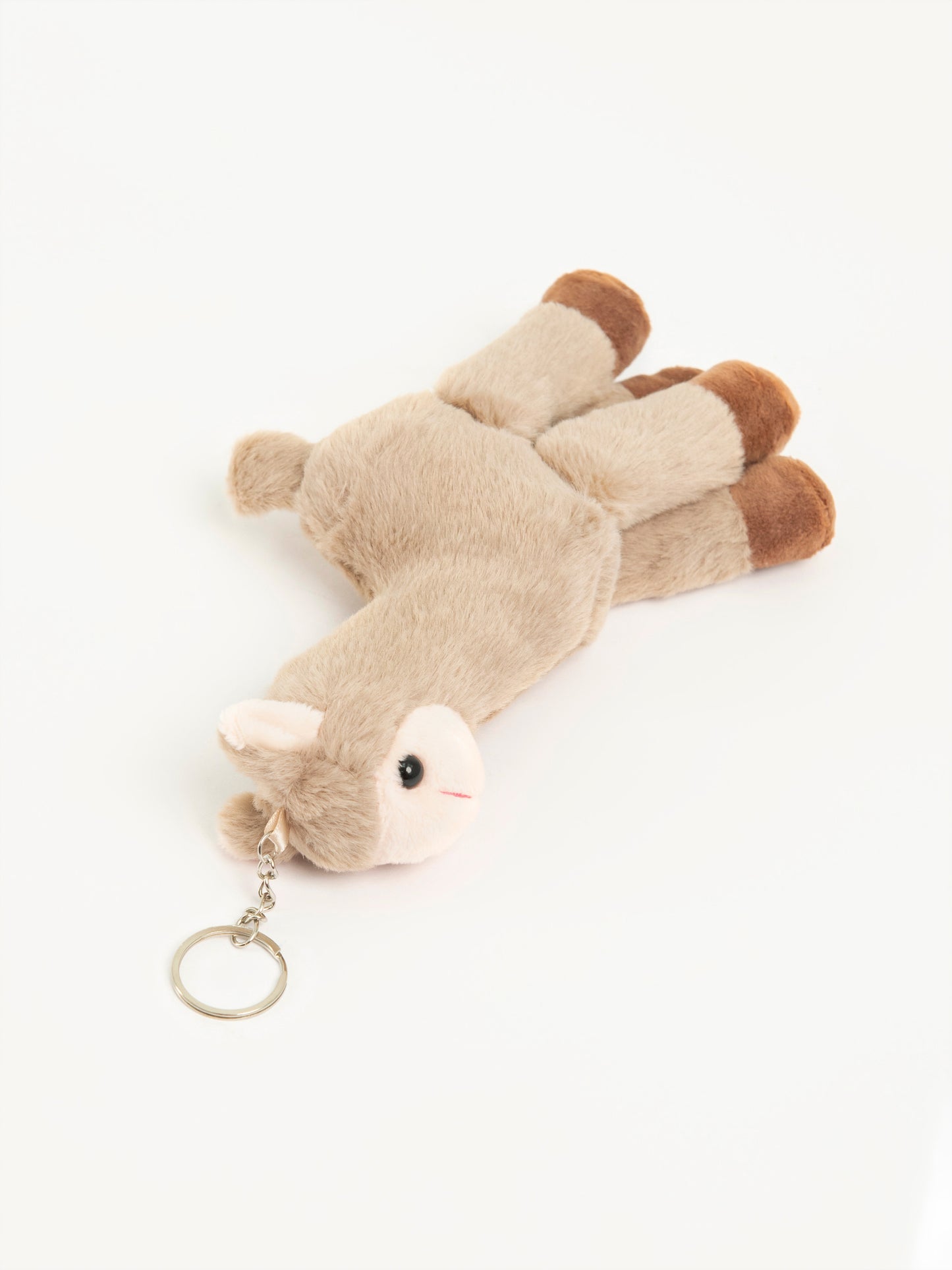 Llama Stuffed Toy Keychain