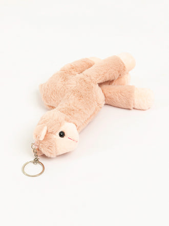 Llama Stuffed Toy Keychain