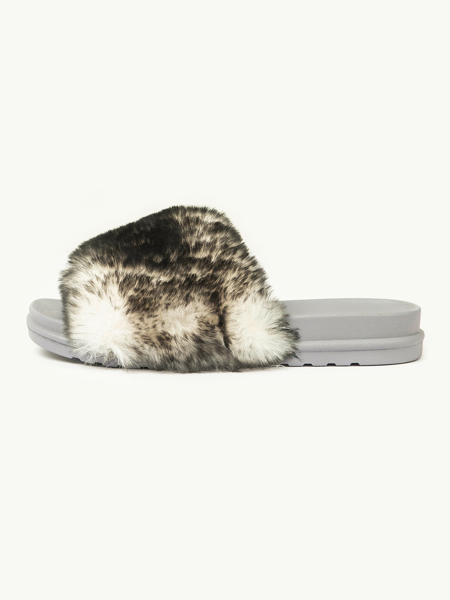 Two Tone Fur Sliders