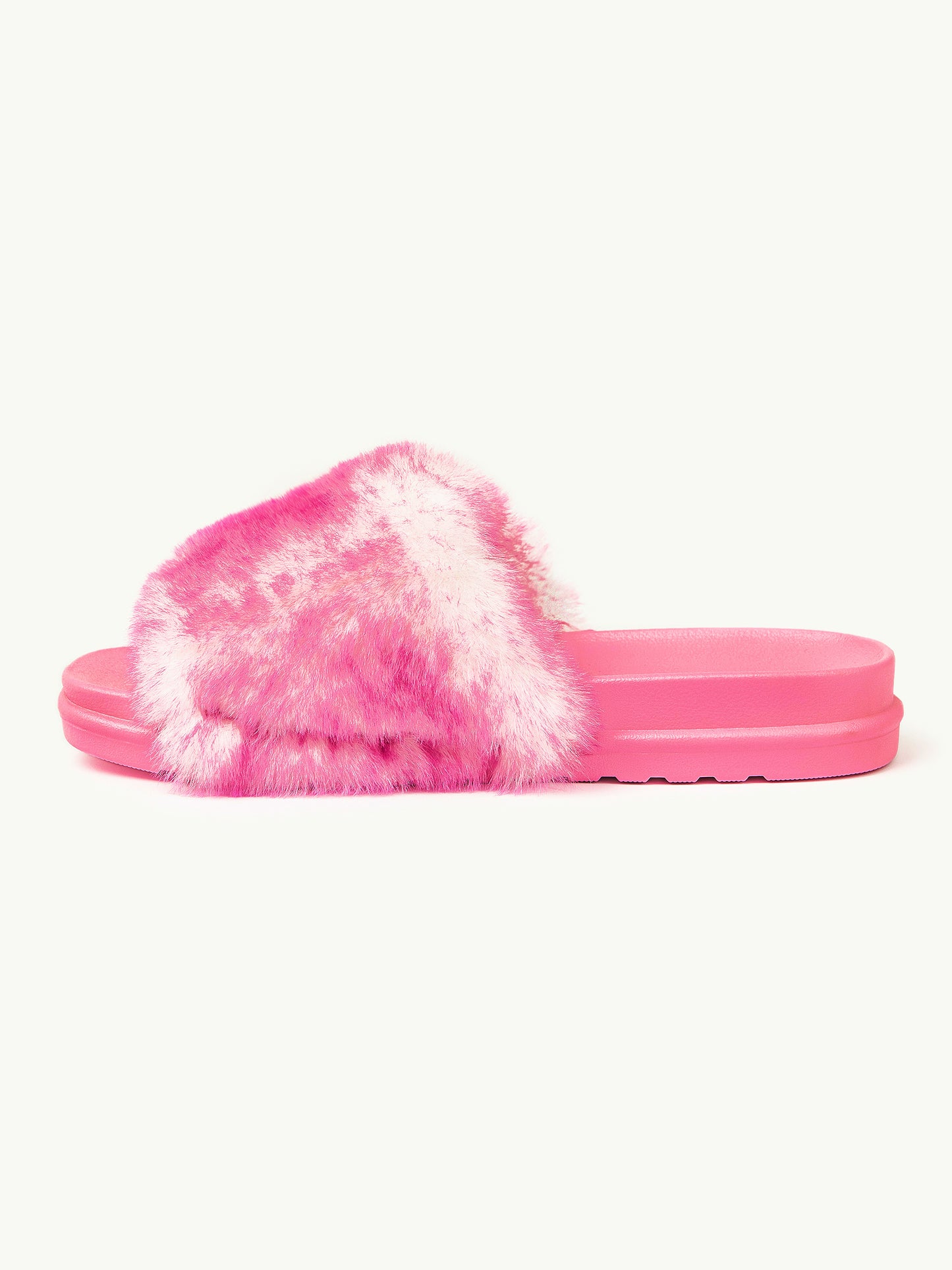 Two Tone Fur Sliders