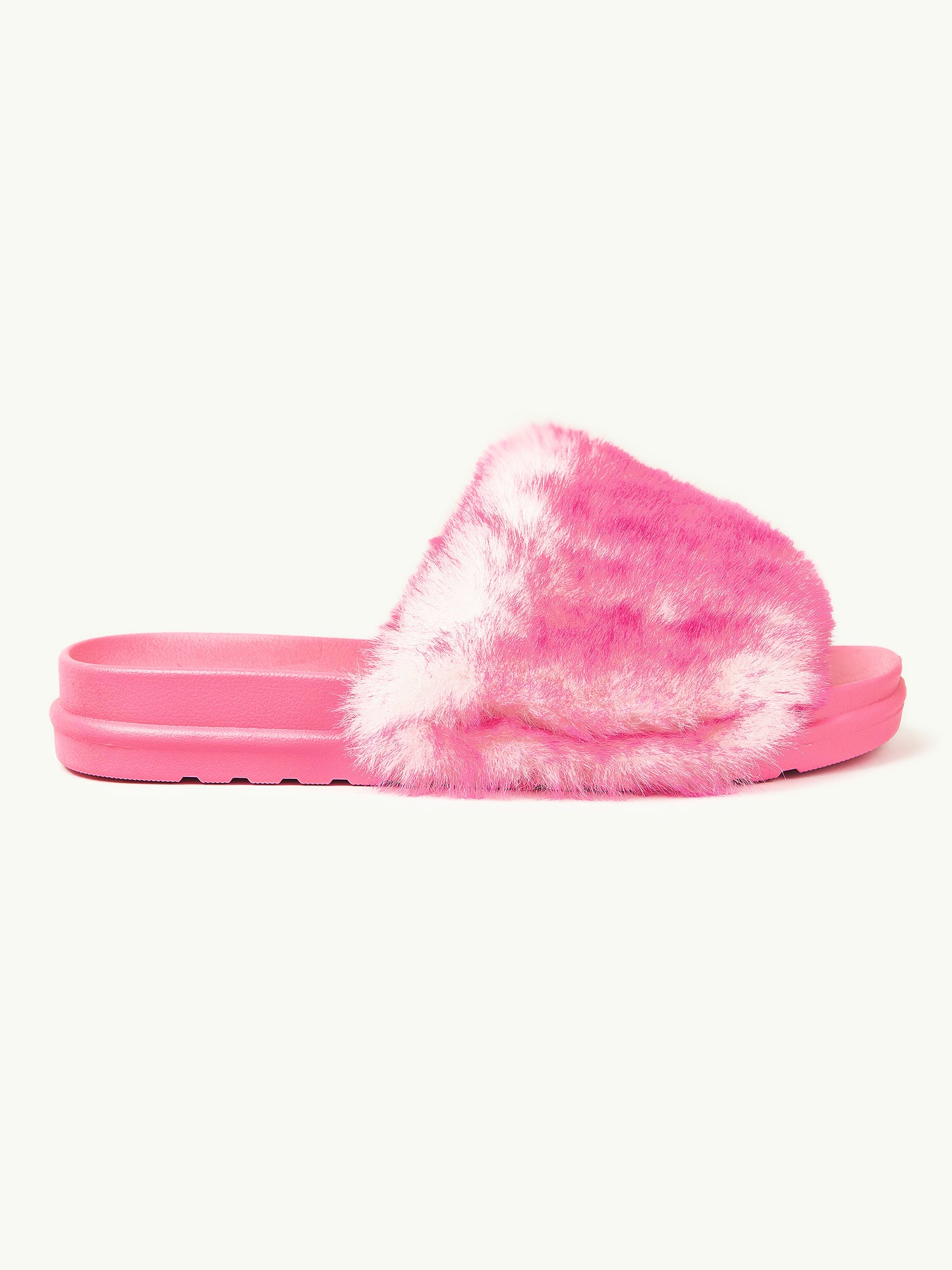 Two Tone Fur Sliders