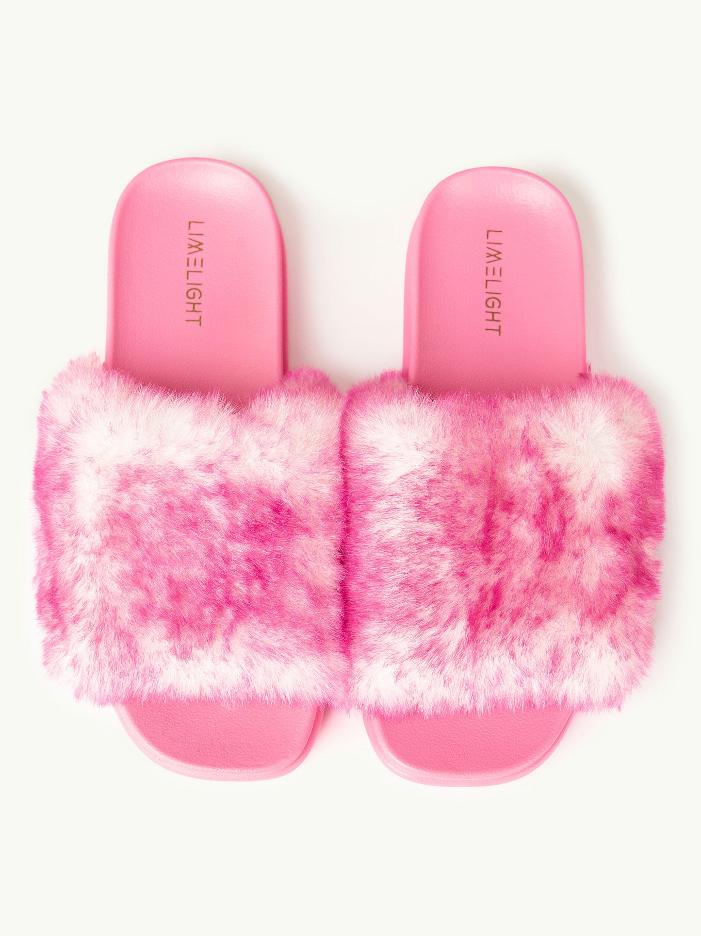 Two Tone Fur Sliders