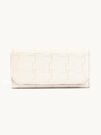 Embroidered Patterned Wallet