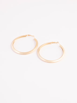 Golden Hoop Earrings