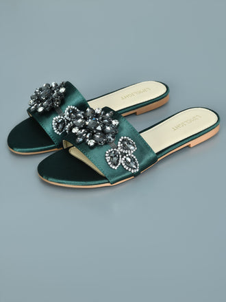 Stone Studded Flats