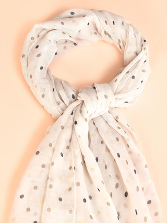 Dotted Glitter Scarf