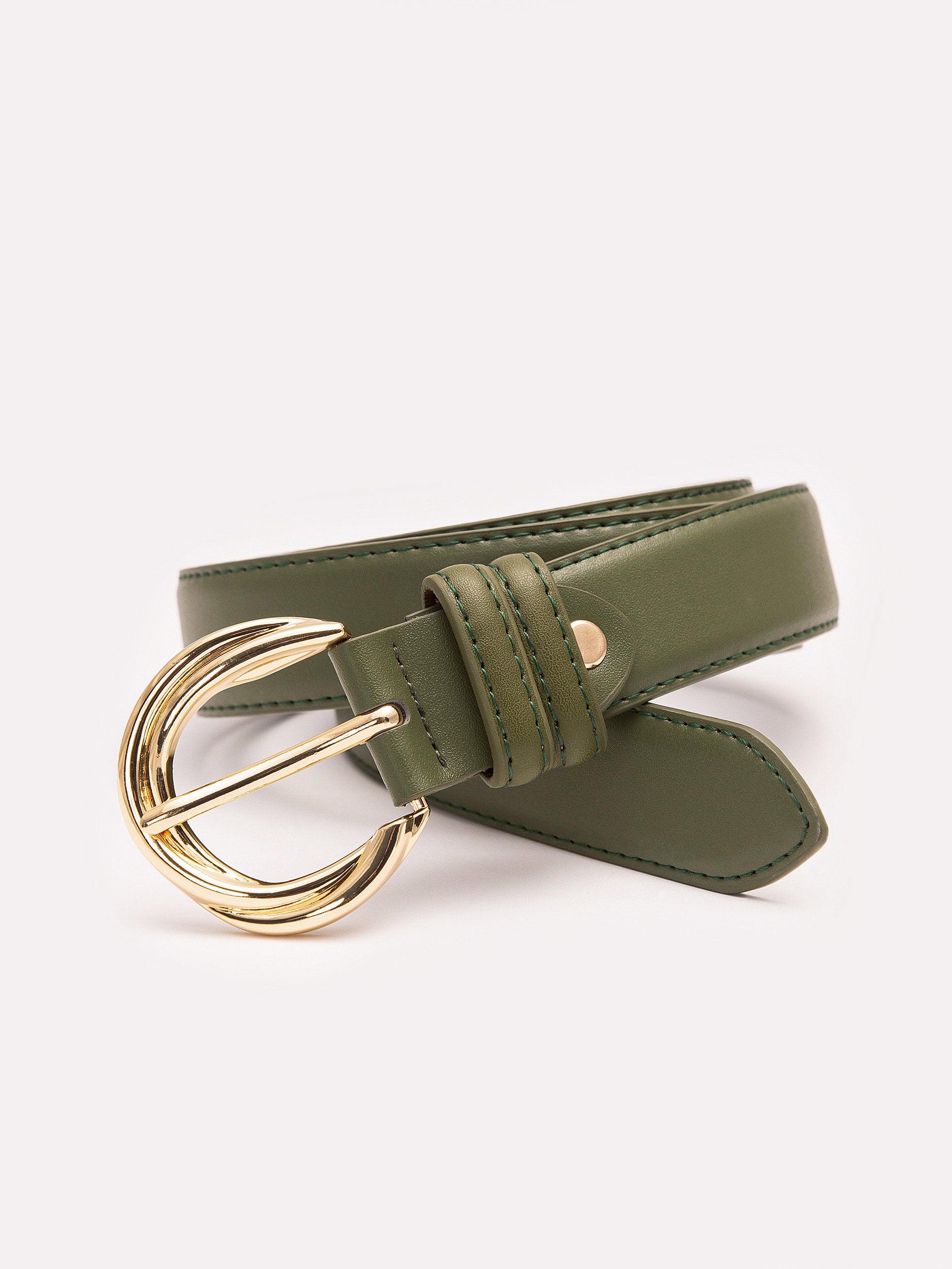 Round Buckle Belt