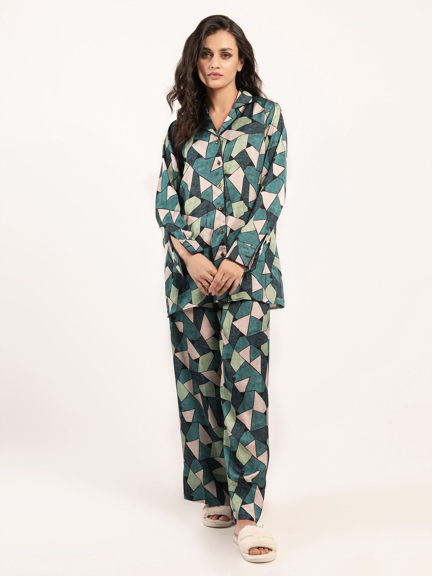 Printed Silk Sleepwear