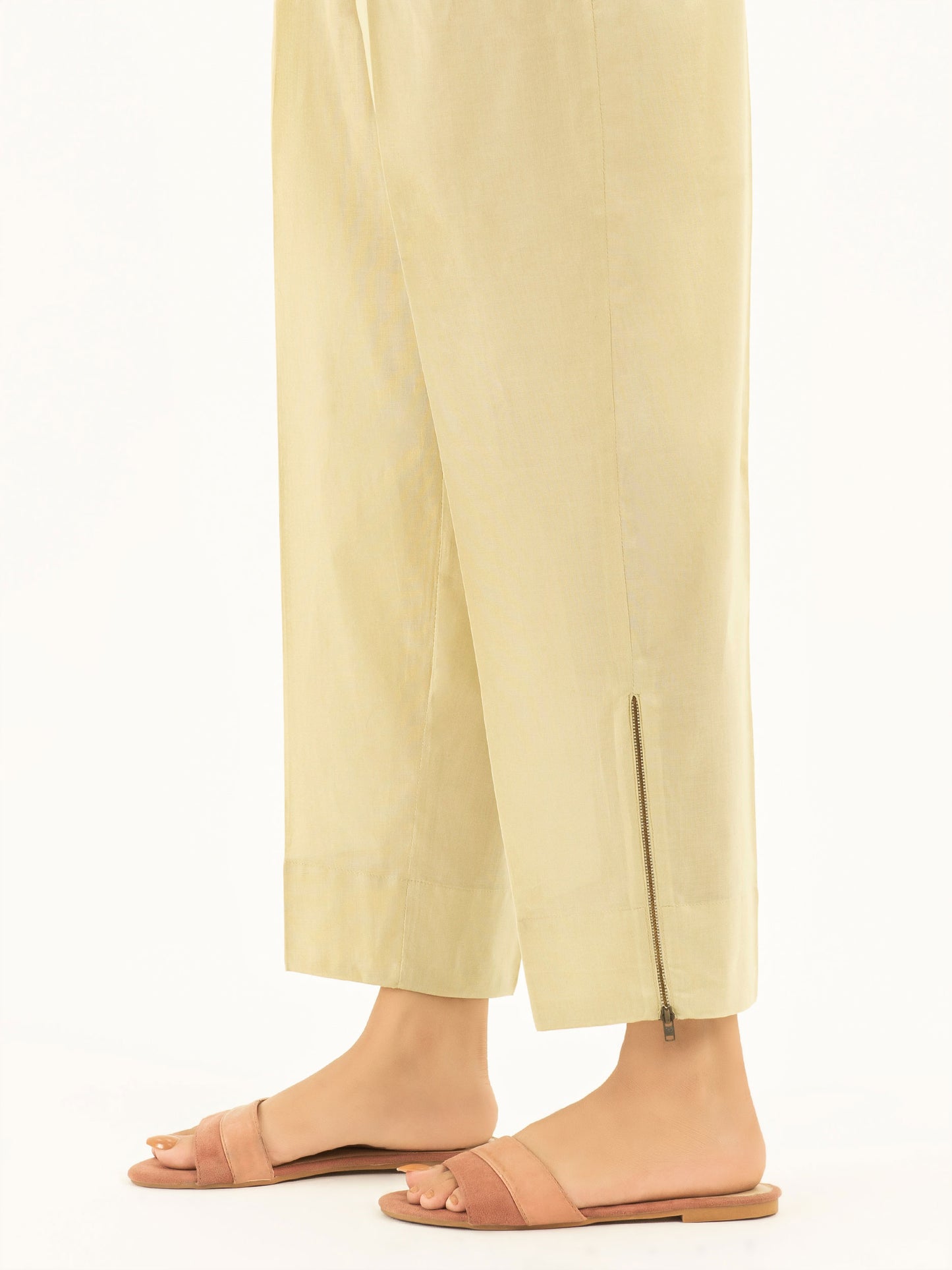 Zipped Cambric Trousers