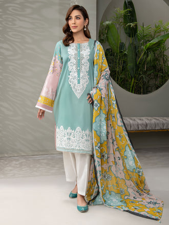 2 Piece Lawn Suit-Embroidered (Unstitched)