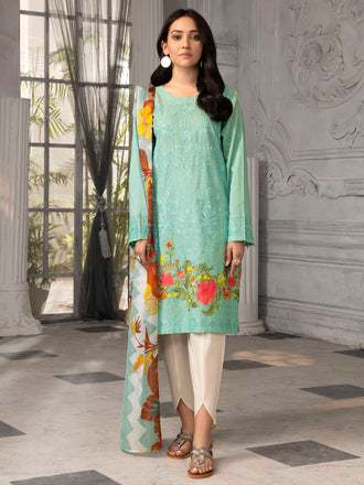 2 Piece Lawn Suit-Embroidered (Unstitched)