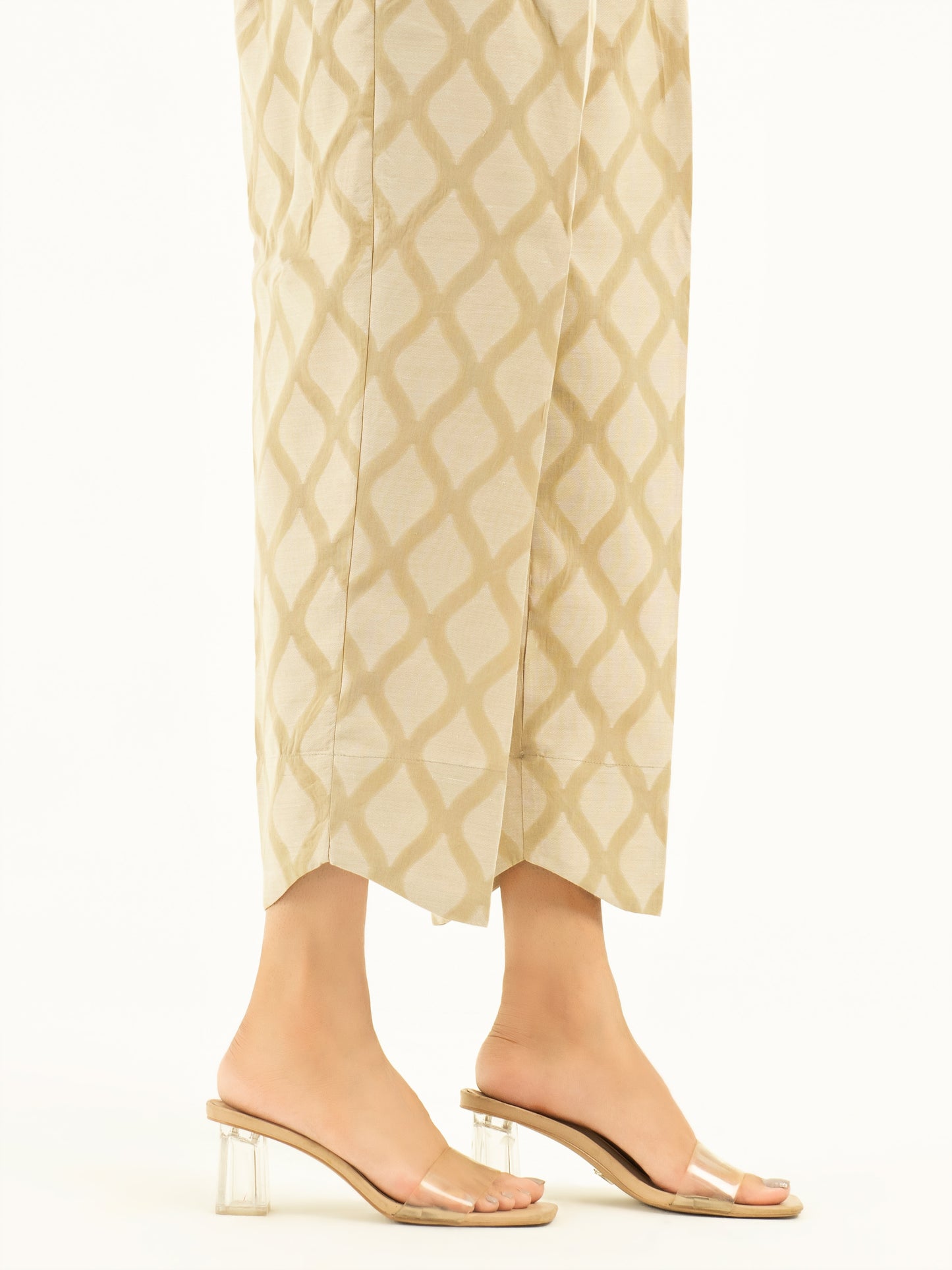 Printed Jacquard Trousers