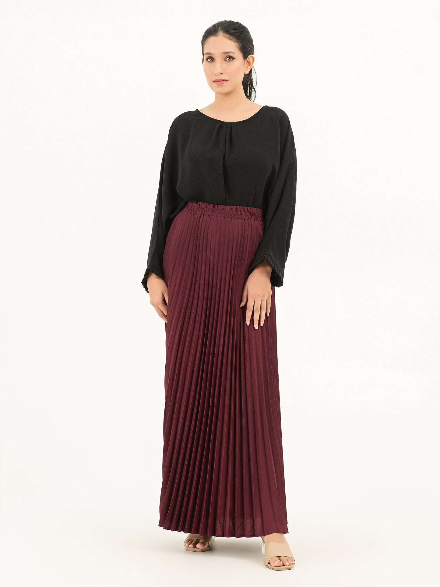 Pleated Grip Skirt