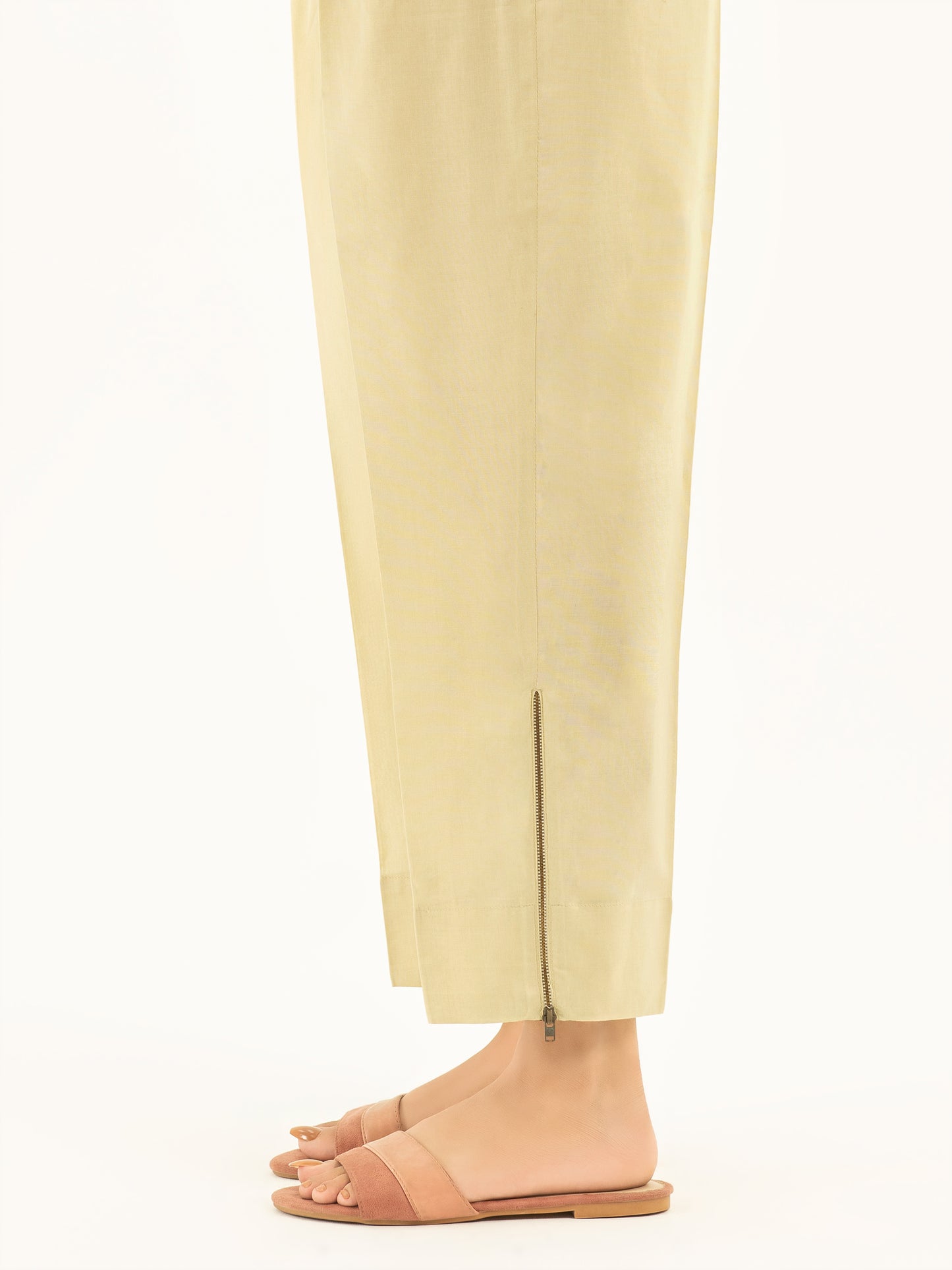 Zipped Cambric Trousers