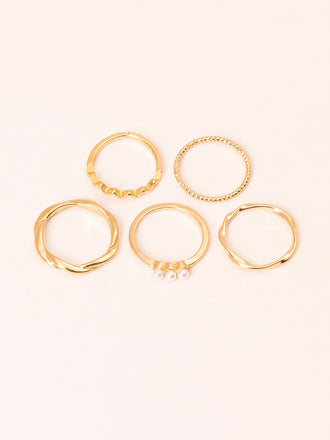 Twisted Ring Set