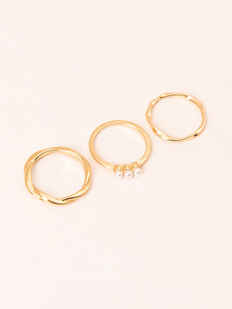 Twisted Ring Set