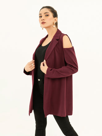 Cold Shoulder Coat