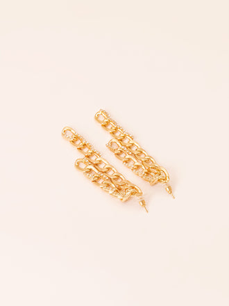 Embellished Chain Earrings