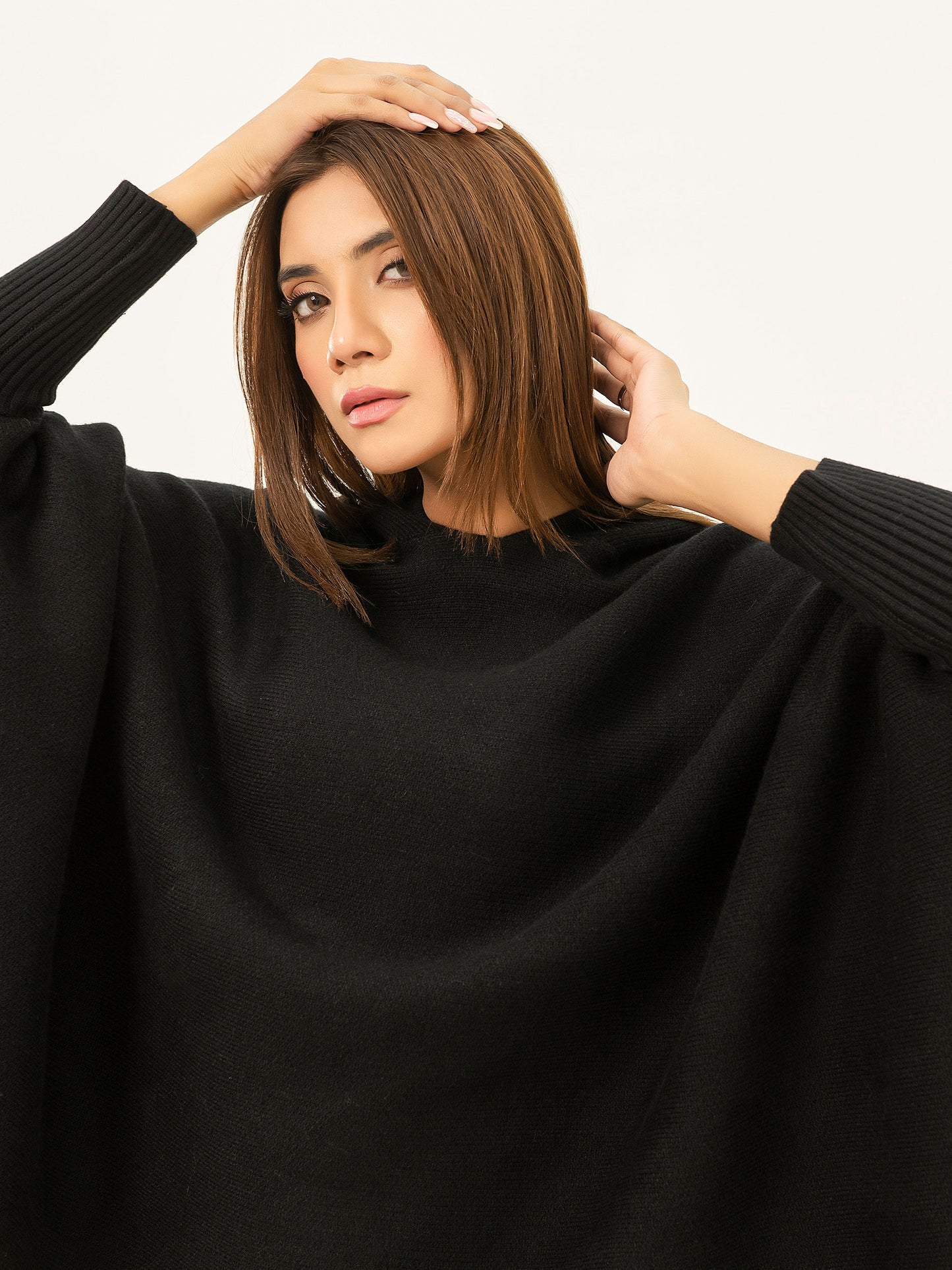 Hooded Batwing Sweater