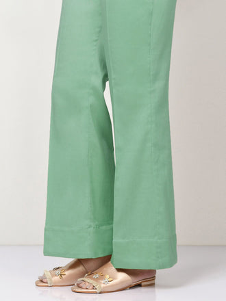 Unstitched Cambric Trouser - Aqua