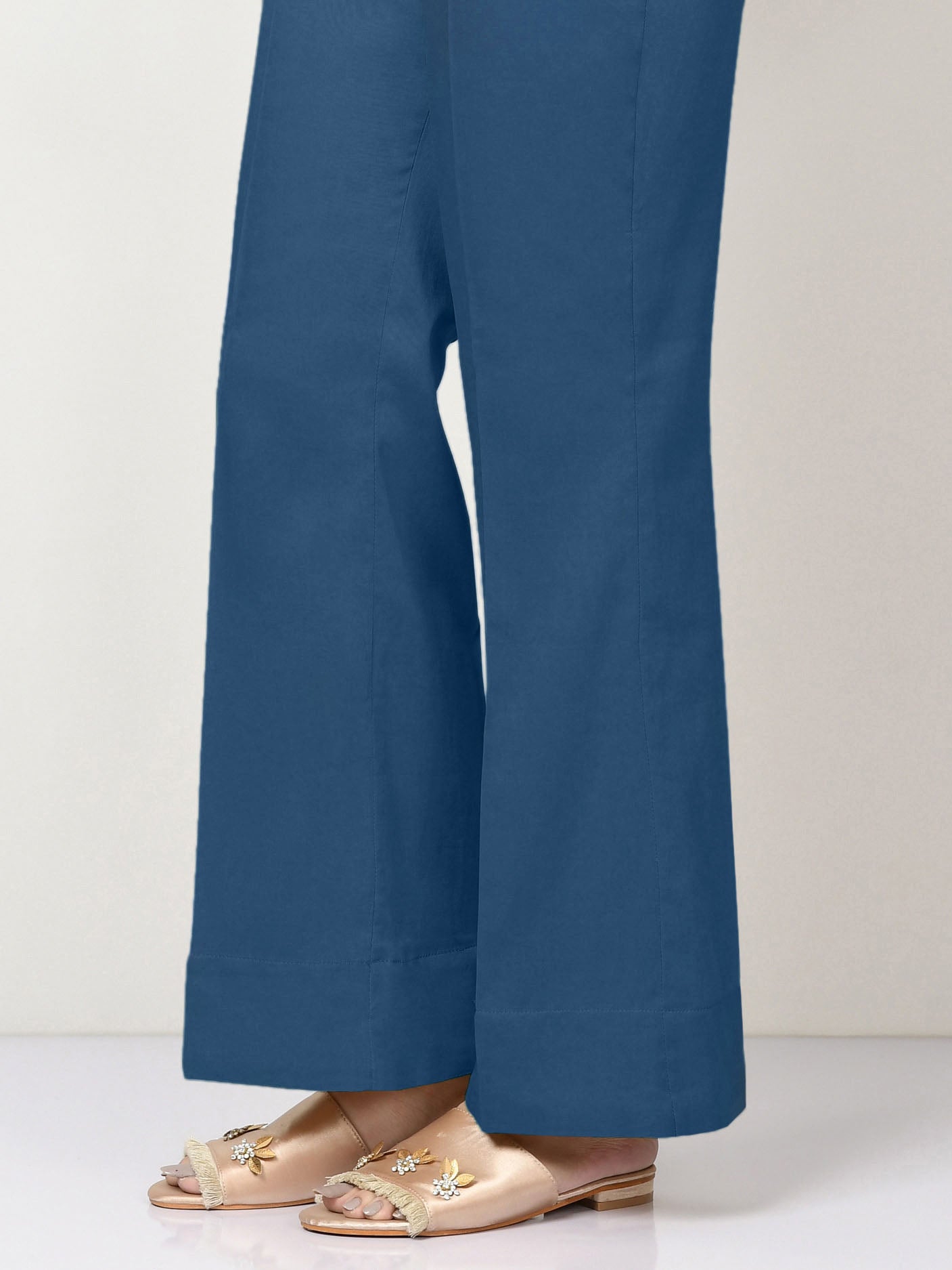 Unstitched Cambric Trouser - Dark Blue Unstitched Cambric Trouser - Dark Blue