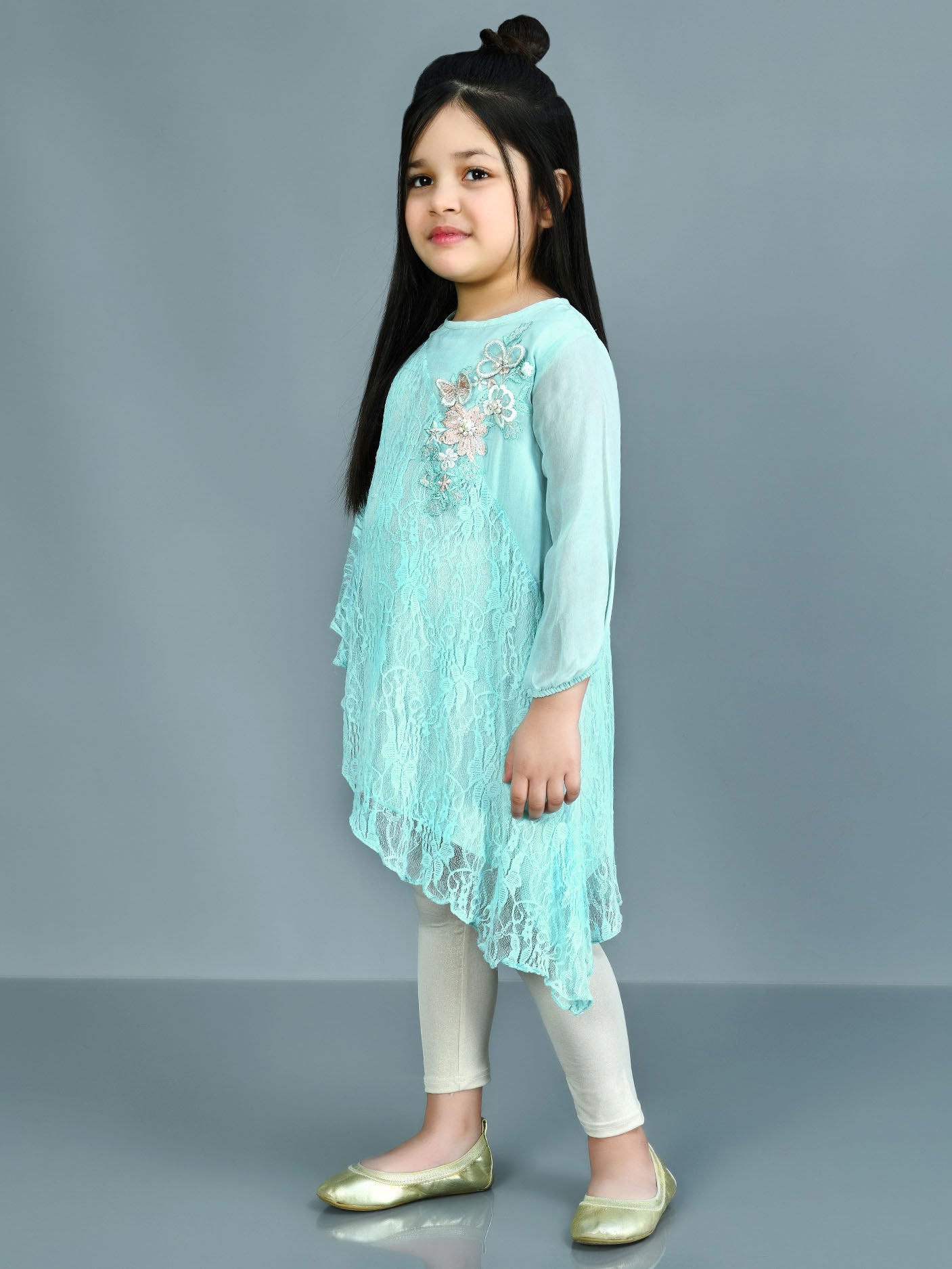 Embroidered Net Shirt Embroidered Net Shirt