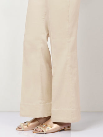 Unstitched Cambric Trouser - Off White