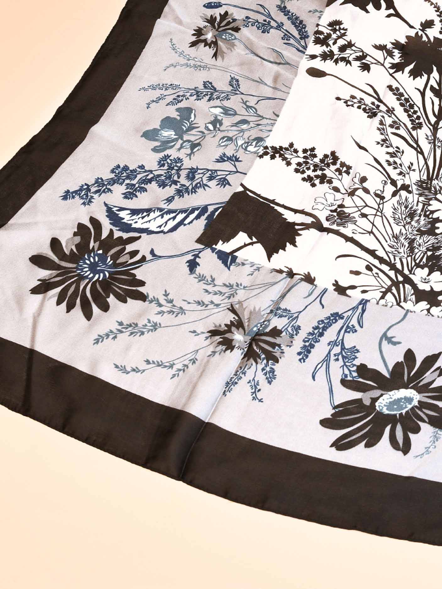 Printed Silk Scarf Printed Silk Scarf