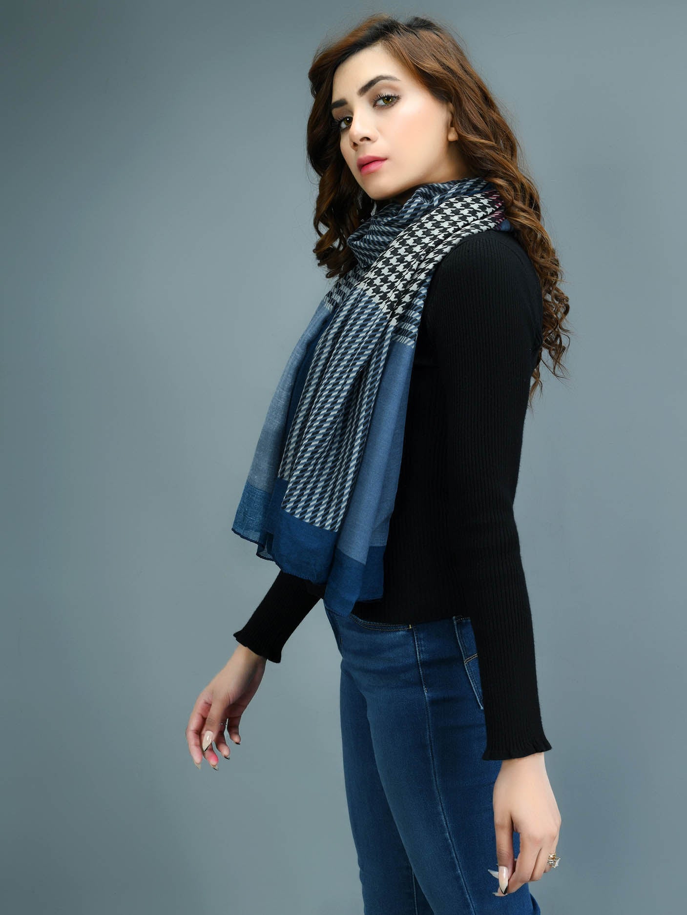 Printed Viscose Scarf Printed Viscose Scarf