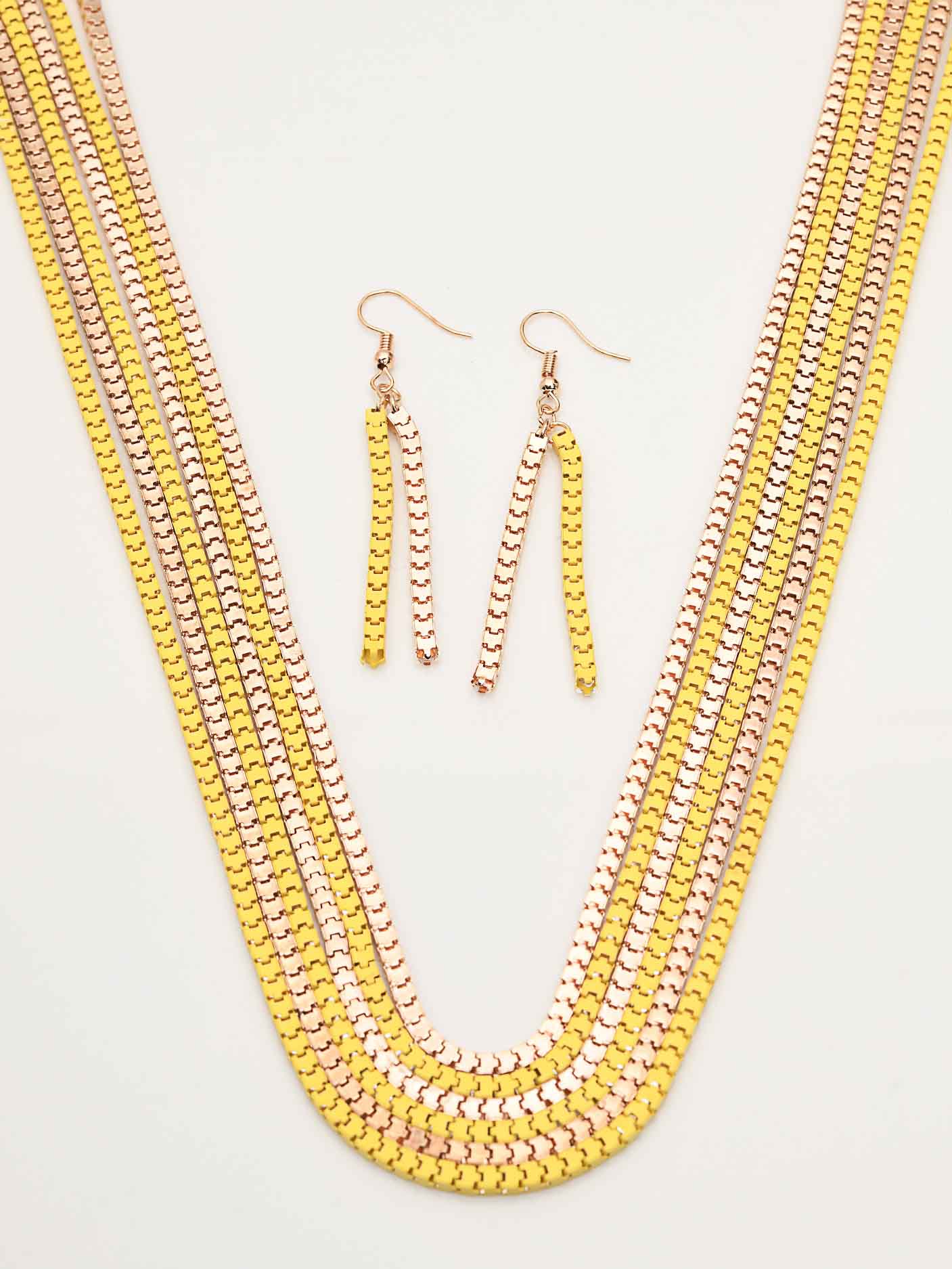 Box Chain Necklace Set Box Chain Necklace Set