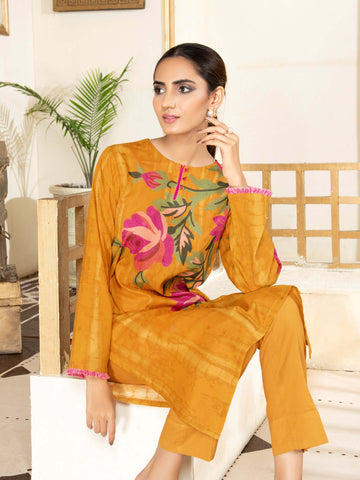 2 PC Printed Cambric Suit