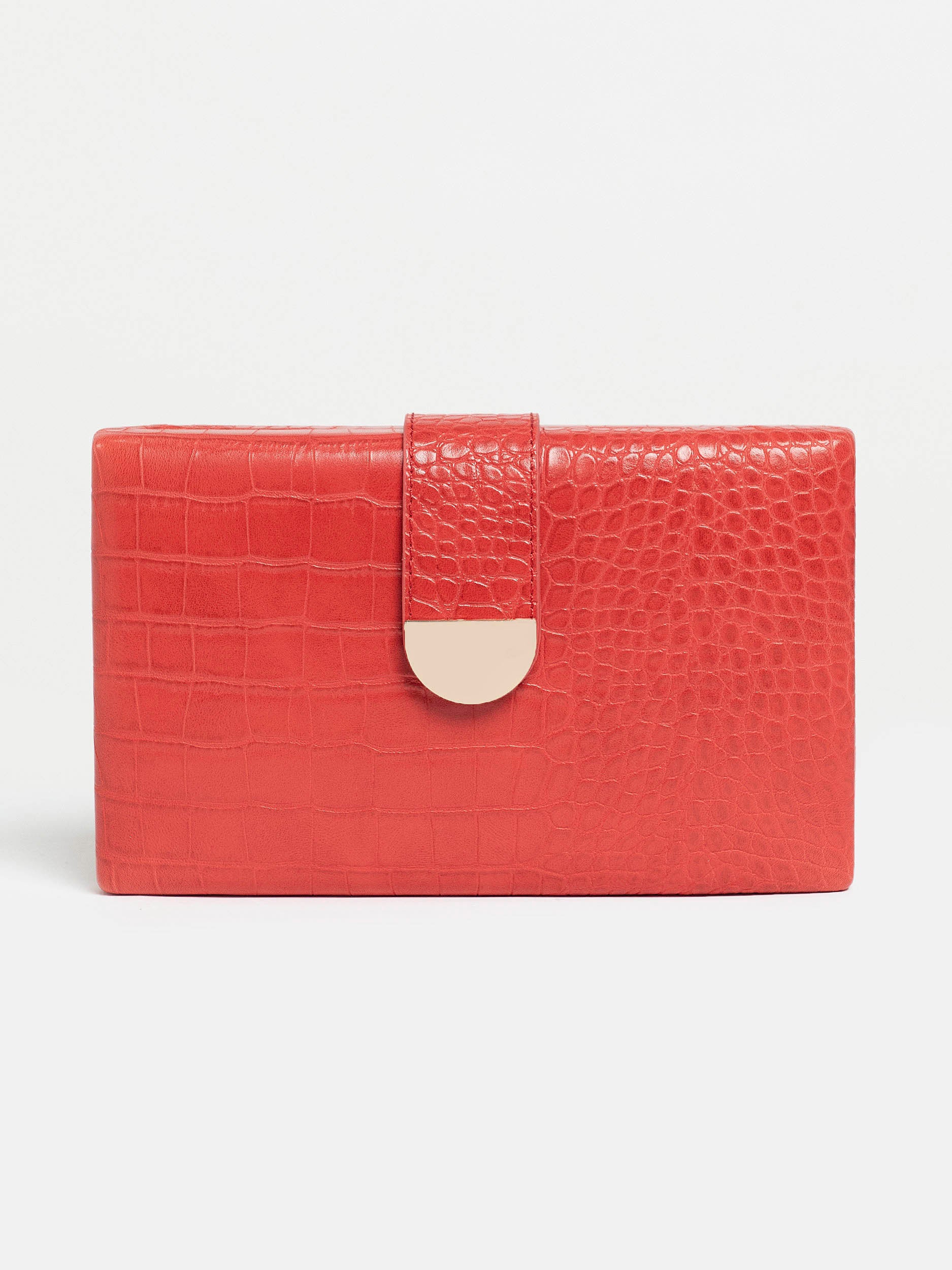 Textured Box Clutch