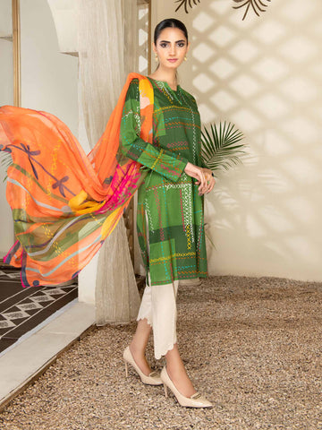 2 PC Printed Cambric Suit