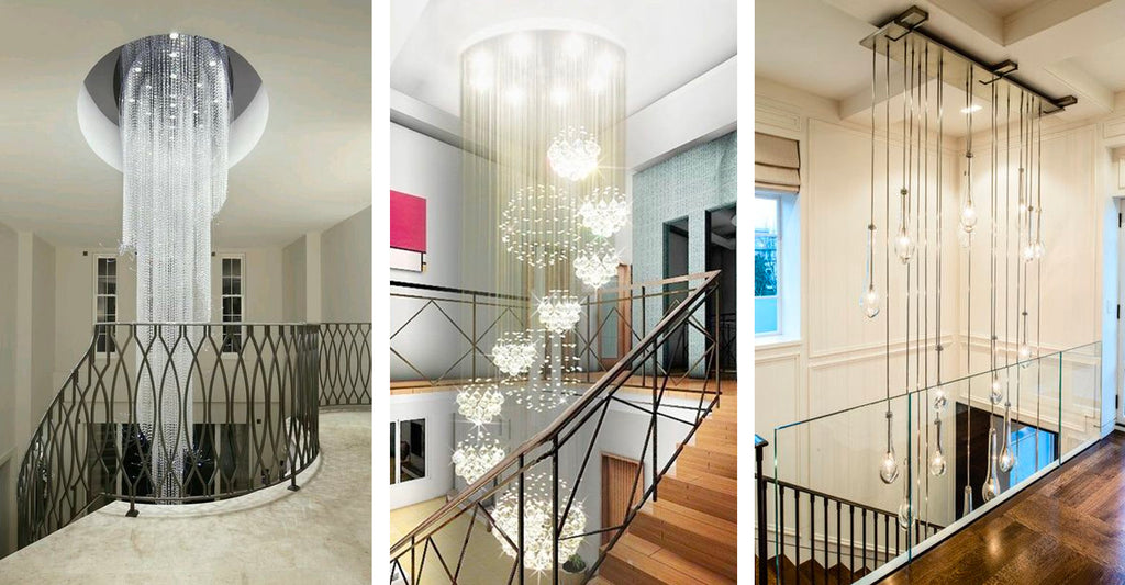 staircase chandelier | raindrop chandelier - Sofary Chandelier