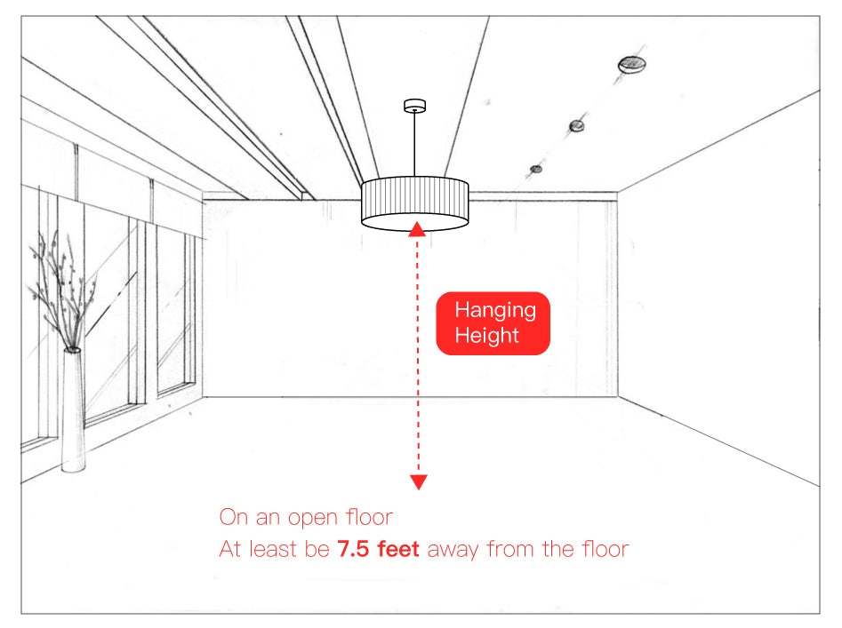 Chandelier Size Guide - moooni Lighting