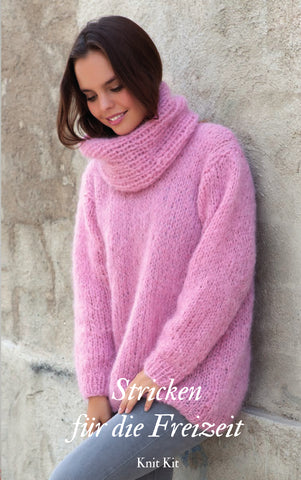 Knitting Kit Wolle und Strickanleitung für Jacken und Pullover