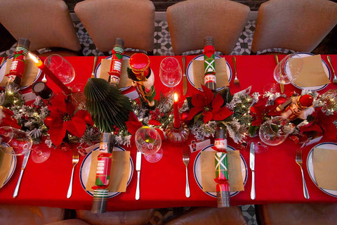 botanical nutcracker theme christmas table