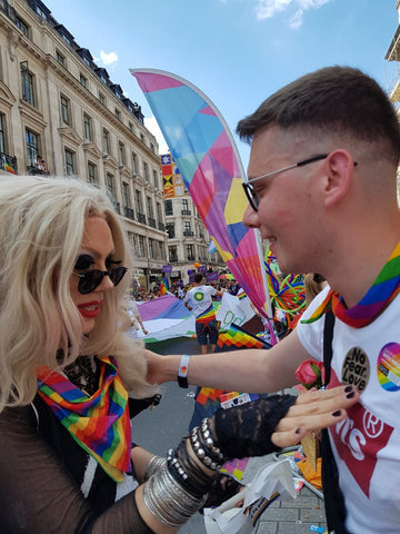pride parade london as featured on talking tables blog