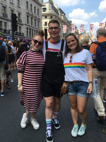 pride parade friends in london as seen on talking tables blog 