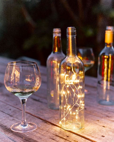 bottle lights talking tables as featured on talking tables blog
