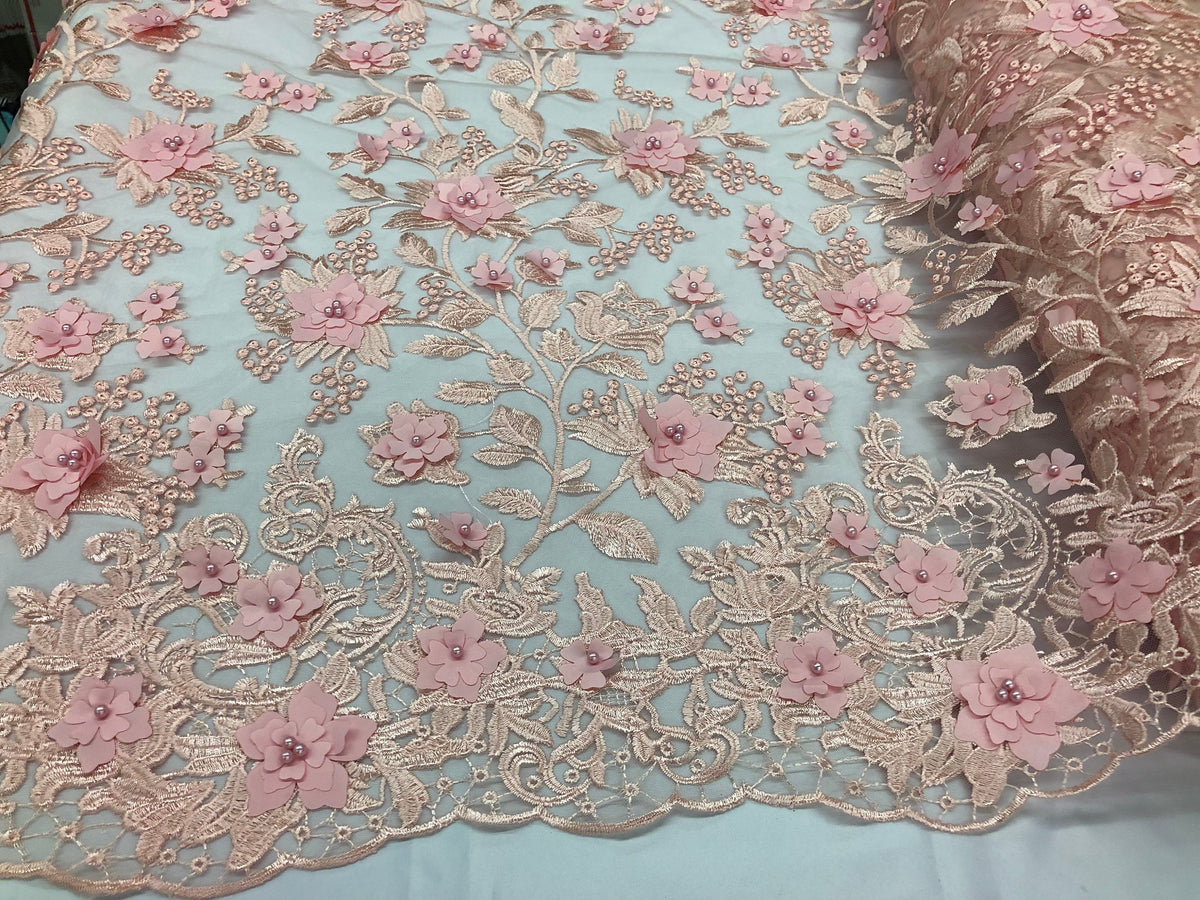 pink lace tablecloth