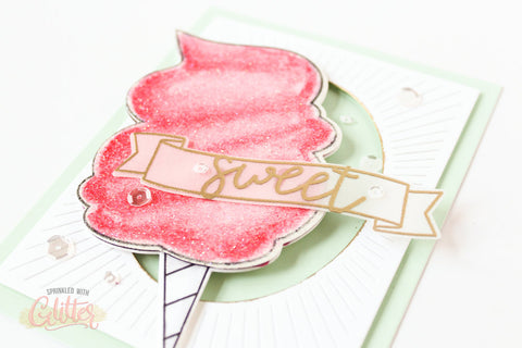 Avery Elle - Cotton Candy - Clear Stamps and Die