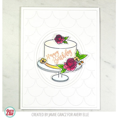 Avery Elle - Cake For All - Clear Stamps and Die