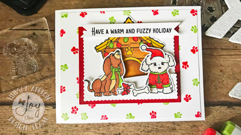 Joy Clair - Dog Gone Christmas Clear Stamps