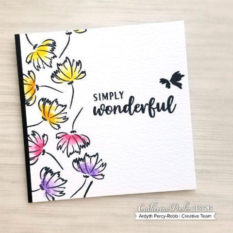 Catherine Pooler Wonderful Wildflowers Stamp and Die