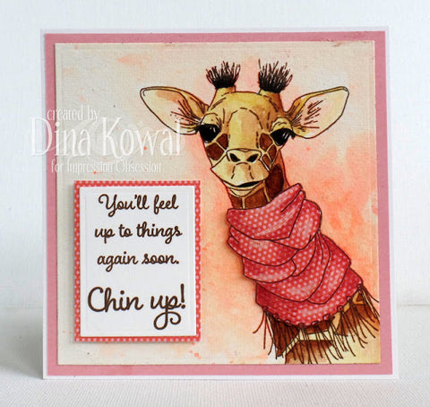 Impression Obsession Baby Giraffe Stamp & Die