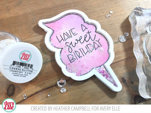 Avery Elle - Cotton Candy - Clear Stamps and Die