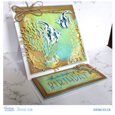 Couture Creations Hotfoil Stamp - Seaside & Me Collection - Angel Fish