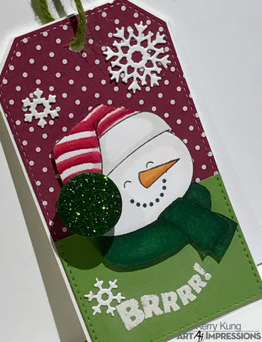 Art Impressions - Snowman Mini Shaker Stamp Set 